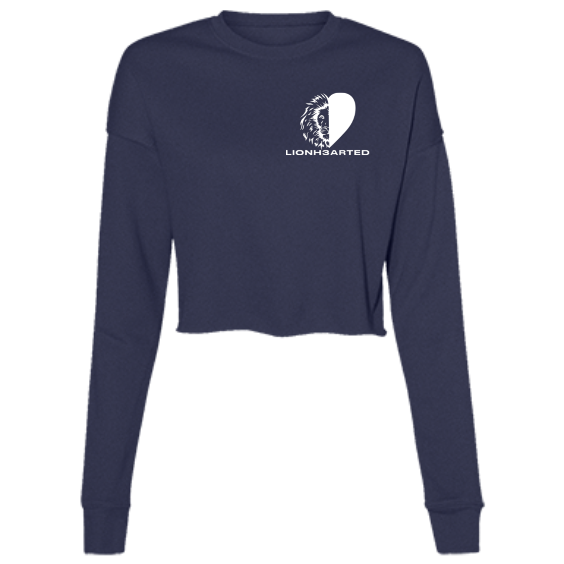 B7503 Ladies' Cropped Fleece Crew