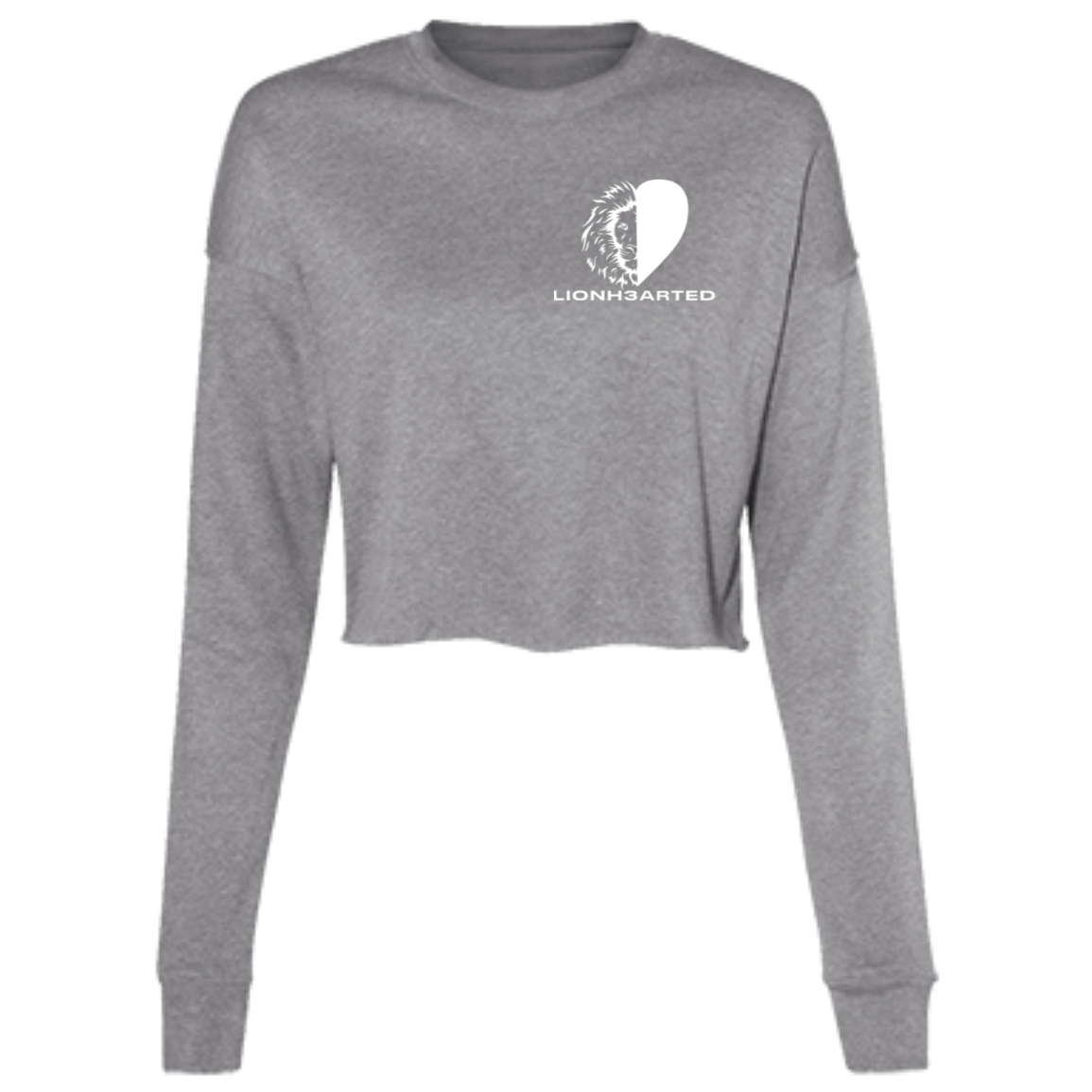 B7503 Ladies' Cropped Fleece Crew
