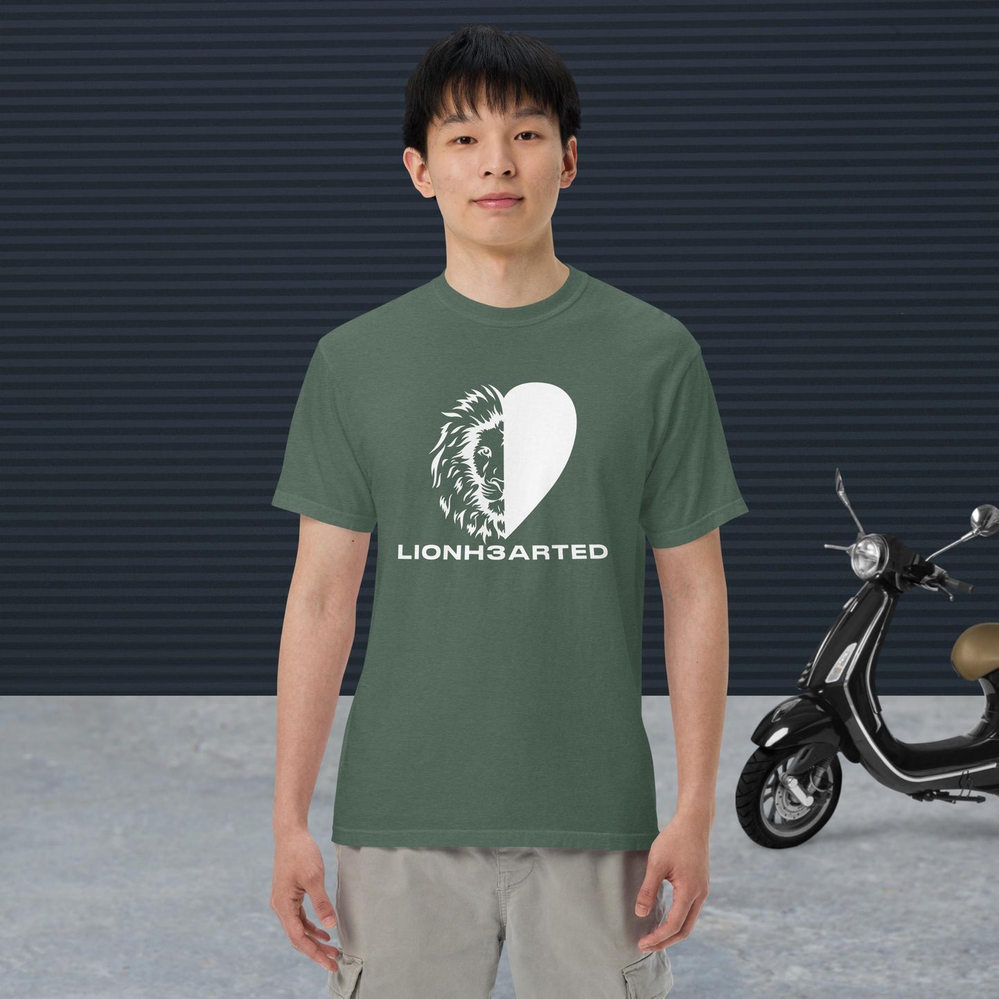 Unisex garment-dyed heavyweight t-shirt