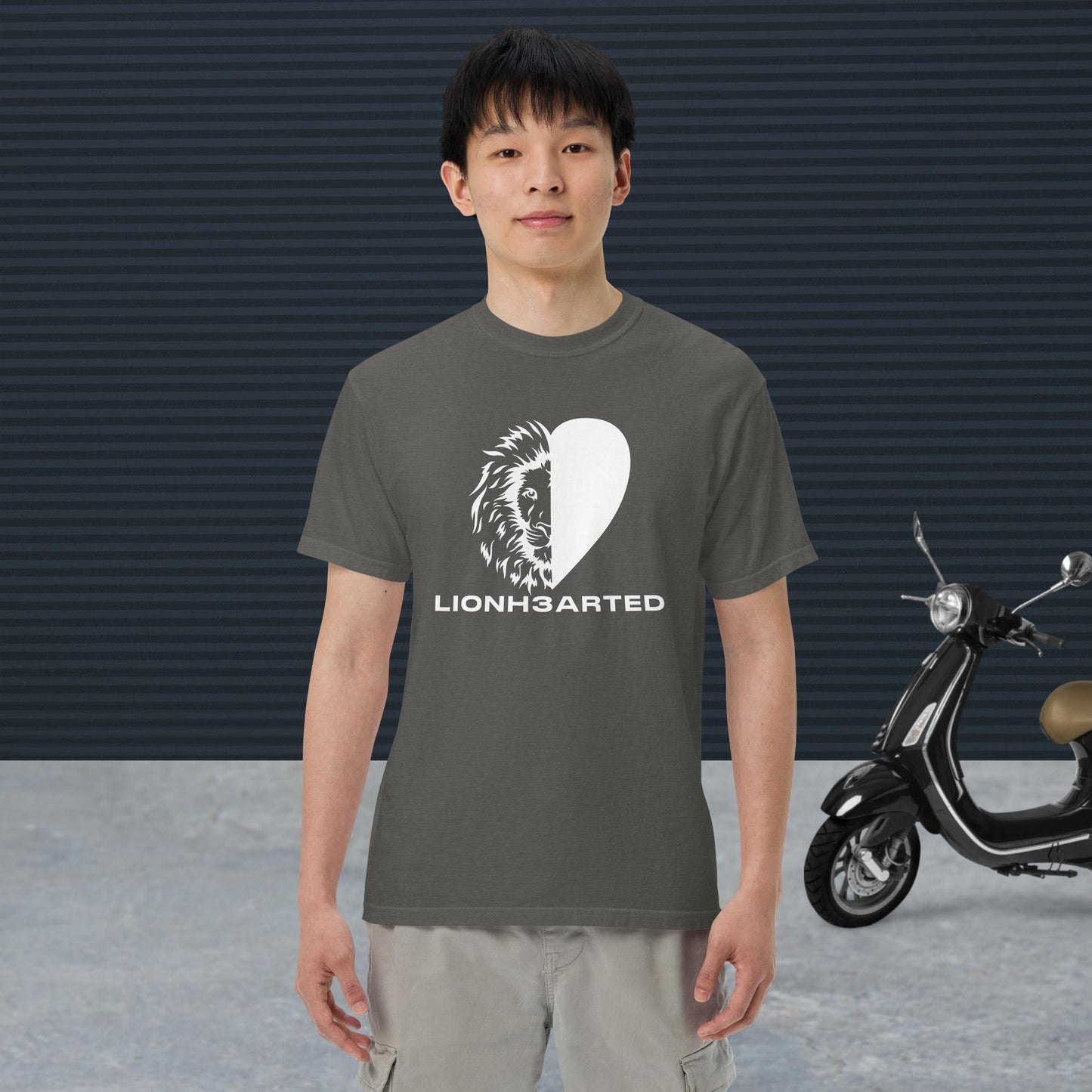 Unisex garment-dyed heavyweight t-shirt