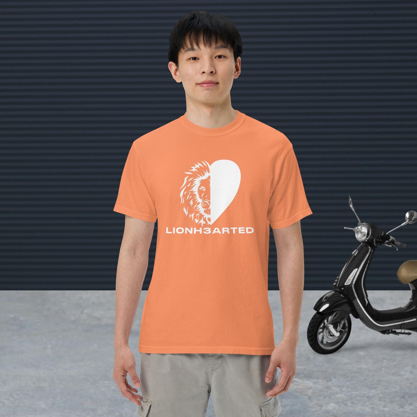 Unisex garment-dyed heavyweight t-shirt