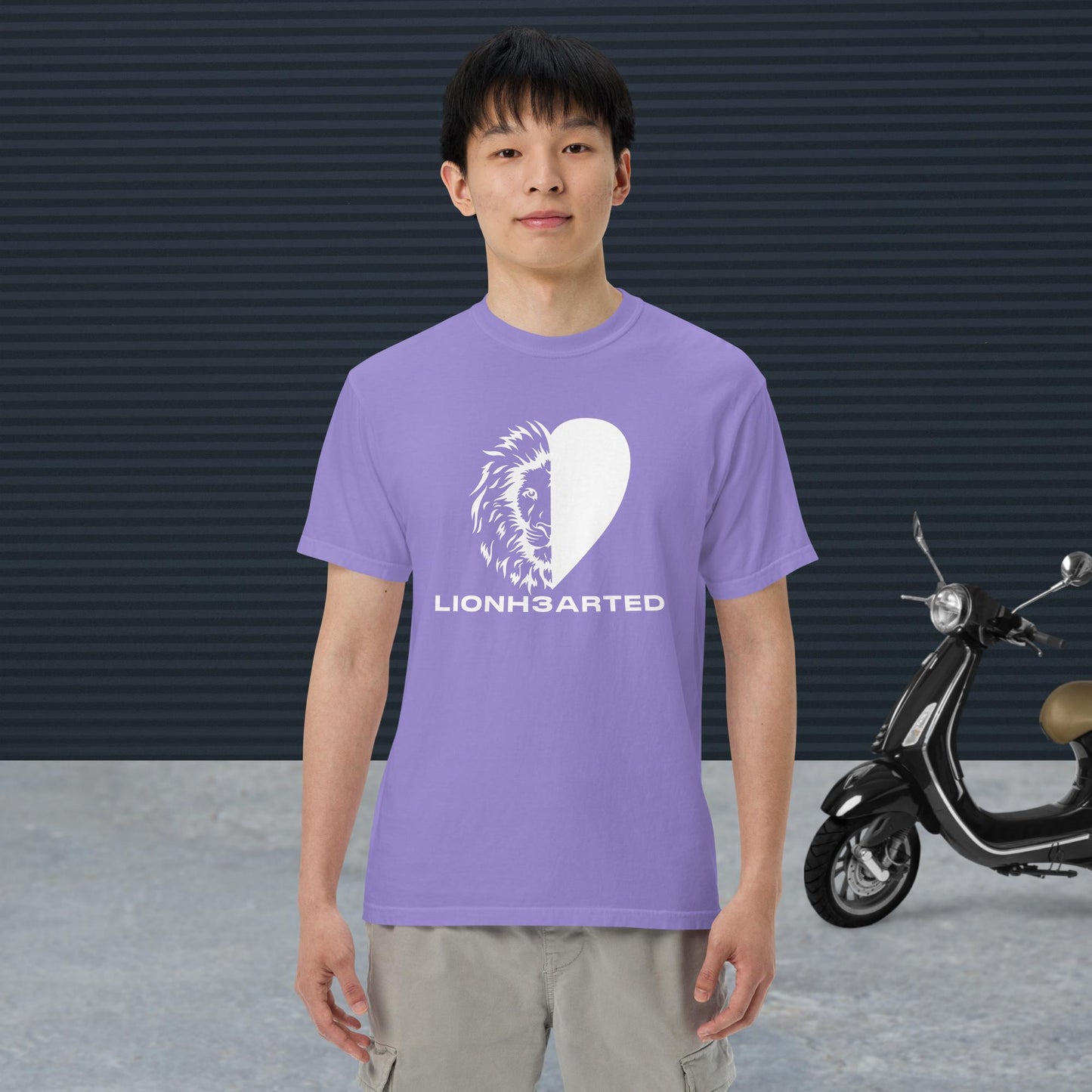 Unisex garment-dyed heavyweight t-shirt