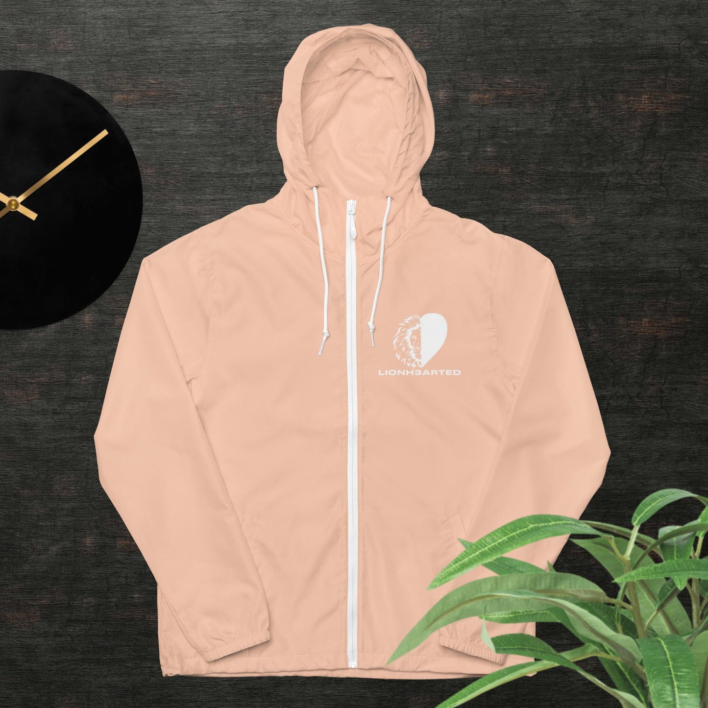 Unisex lightweight zip up windbreaker