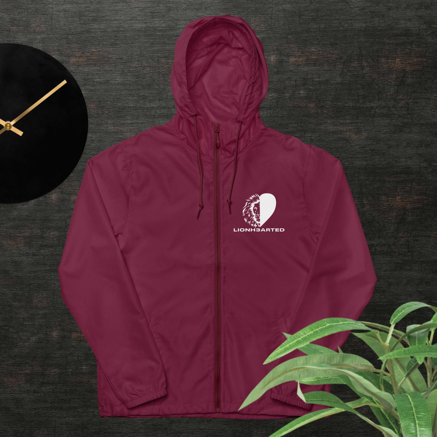 Unisex lightweight zip up windbreaker