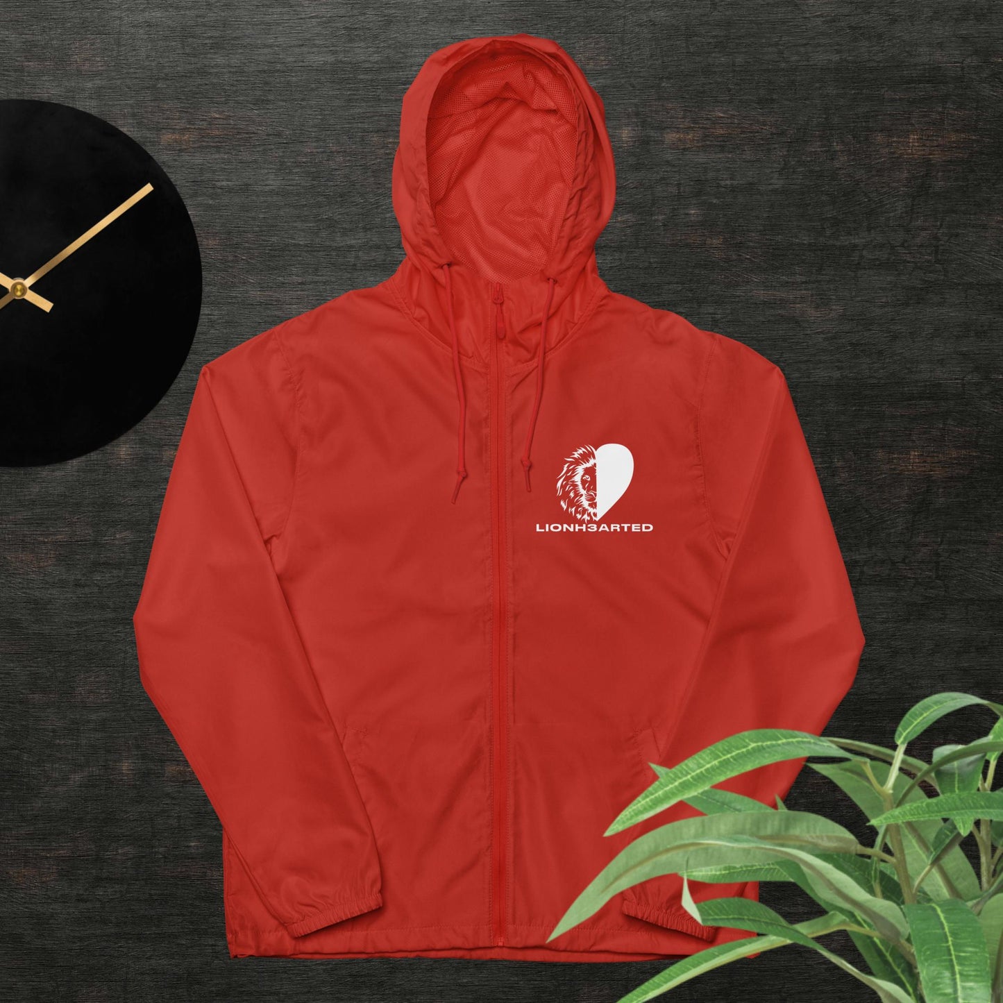 Unisex lightweight zip up windbreaker