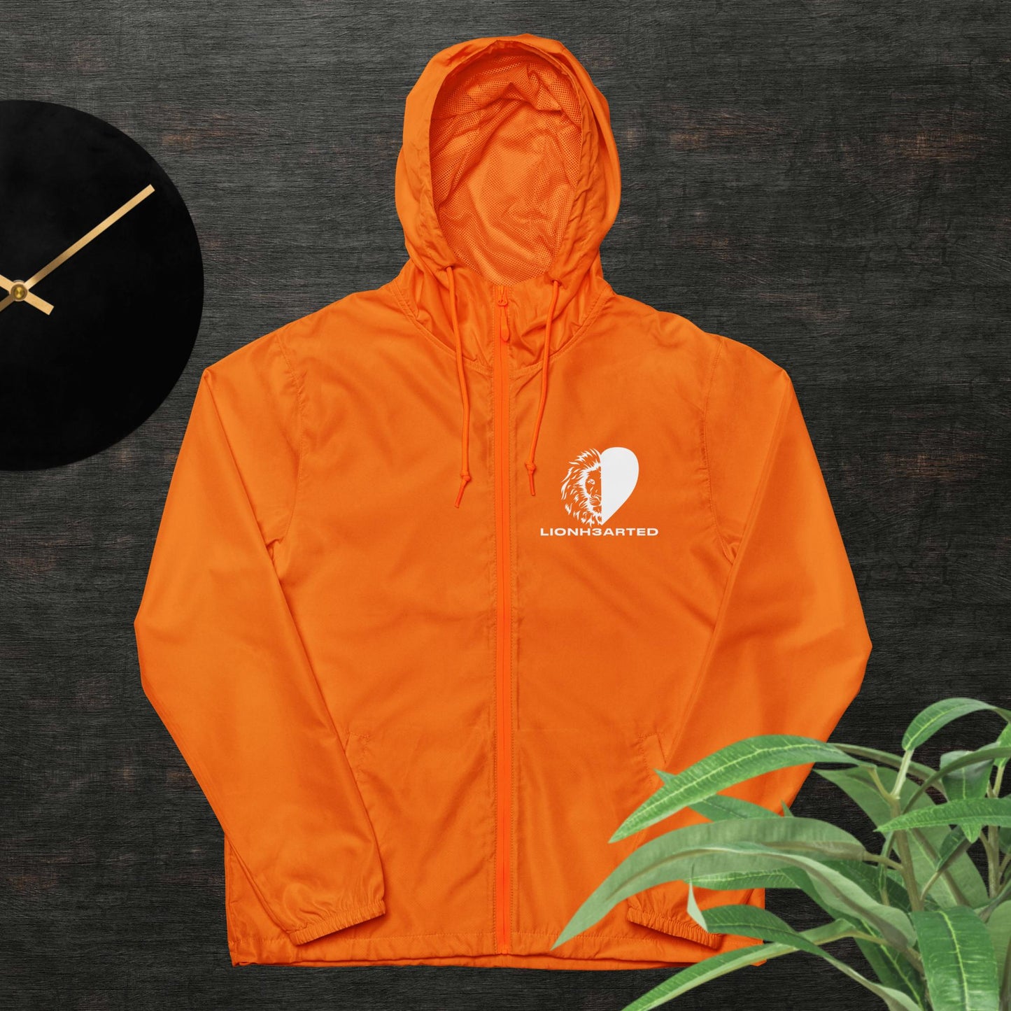 Unisex lightweight zip up windbreaker